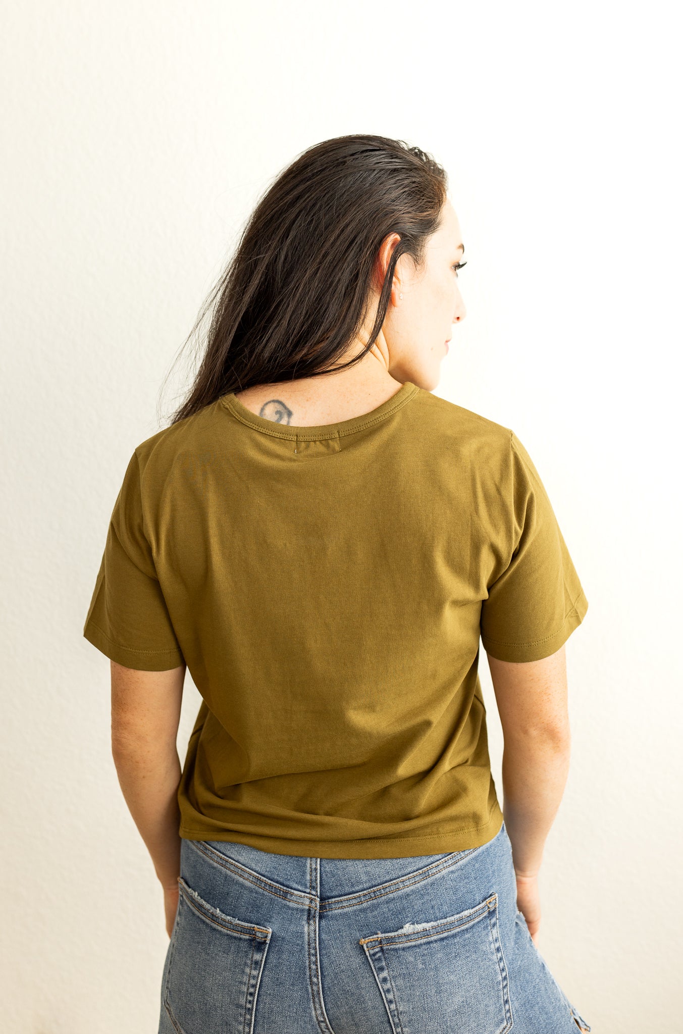 The Mom Crop, Basic Tee, Basic T-Shirt, Basic Crop, Organic