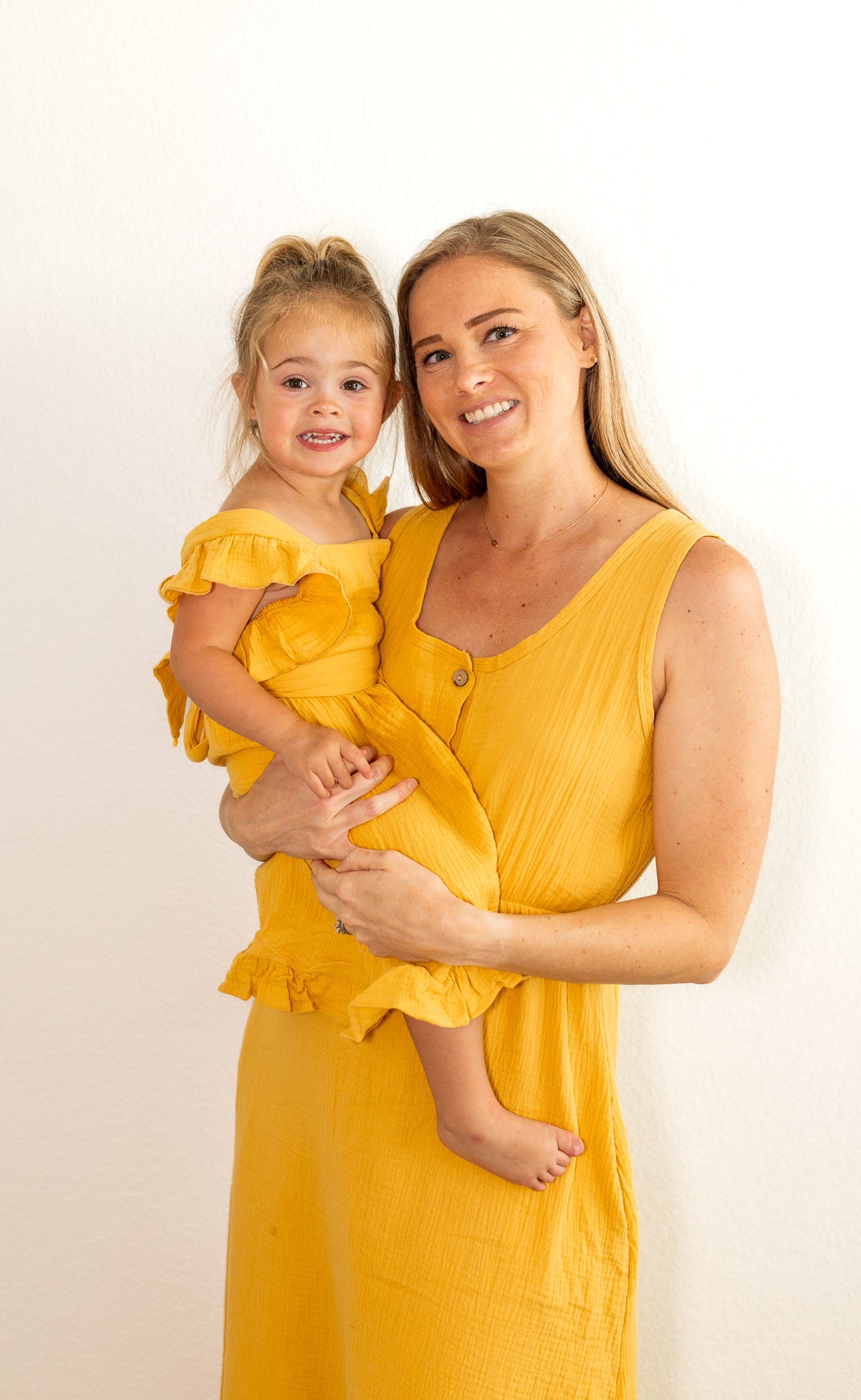 Yellow Maxi Matching Mommy & Me Dress- Child Size