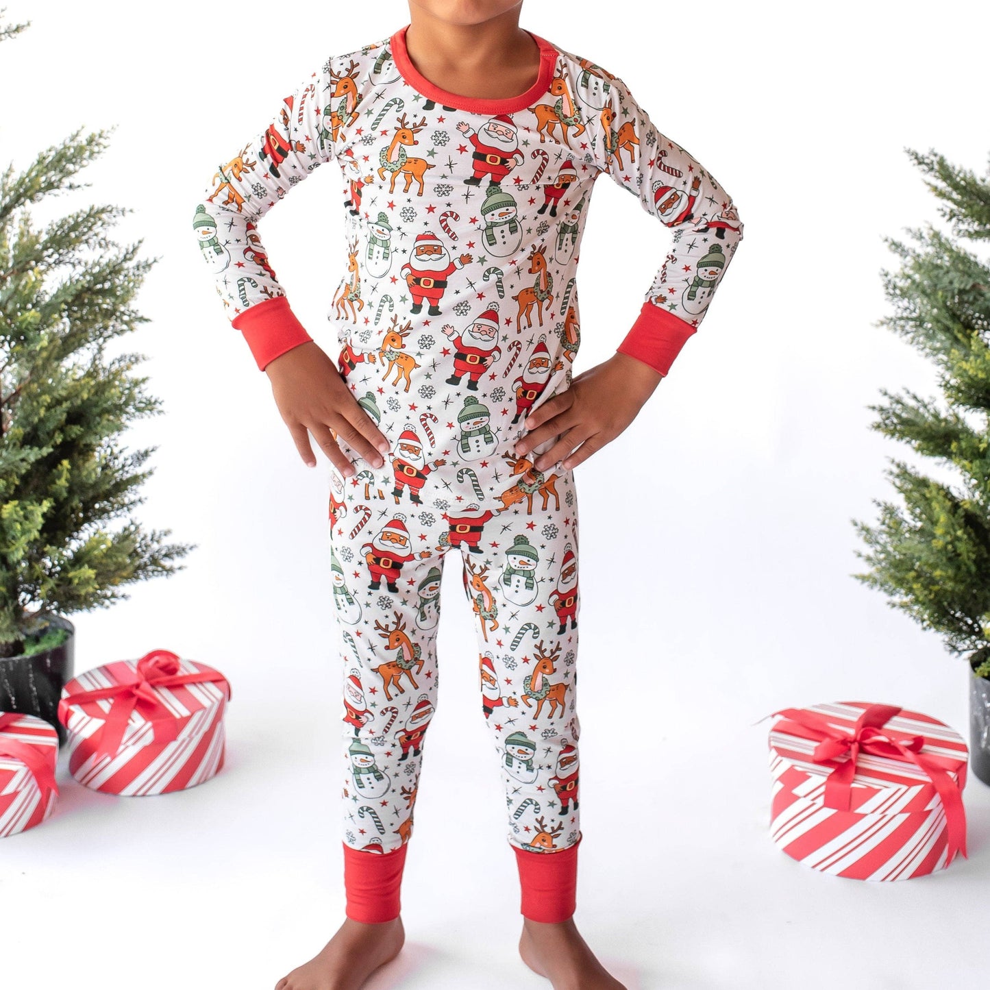 Santa and Friends 2pc Long Set